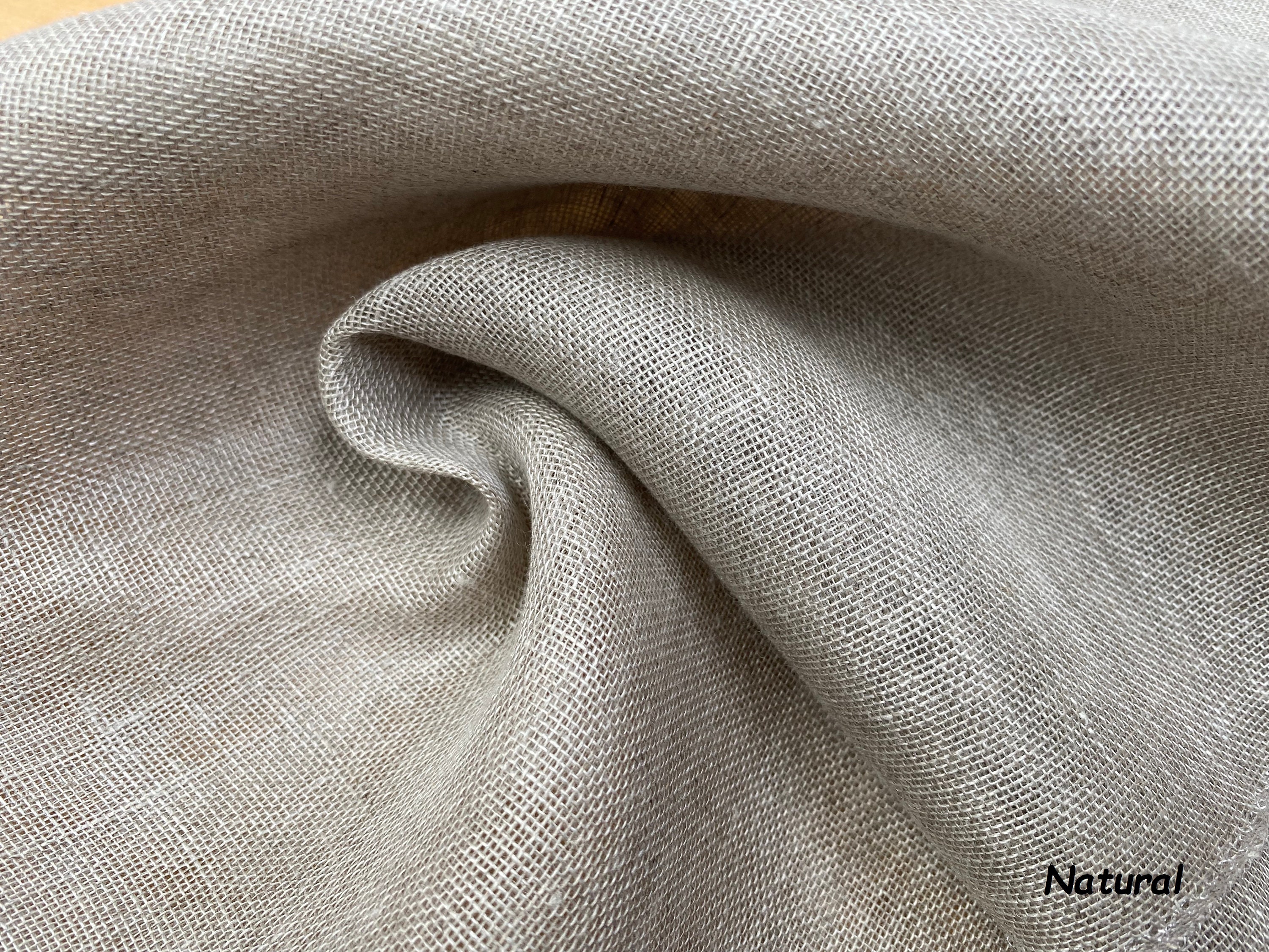 Extra Wide 100% Linen Fabric Soft Gauze Linen Material for Home Decor,  Curtains, Clothes 118/ 300cm Wide 