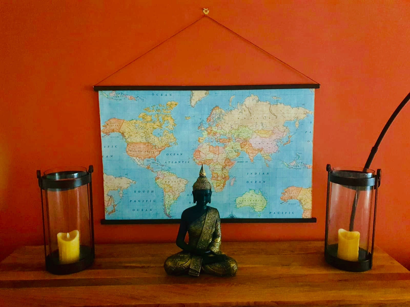 World Map Fabric Poster Map of the World Textile Tapestry Etsy India