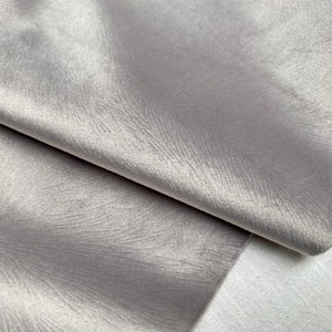 Goffrato Materiale in velluto super morbido resistente Decorazioni per la casa Tende Tappezzeria Sartoria 150cm di larghezza GRIGIO ARGENTO