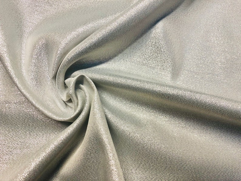 Glitter Lurex Jacquard Lightweight Fabric Sparkling Material Etsy