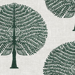 Tessuto di gelso verde 100% cotone, materiale naturale, decorazione per la casa, tappezzeria per tende, tela larga 140 cm