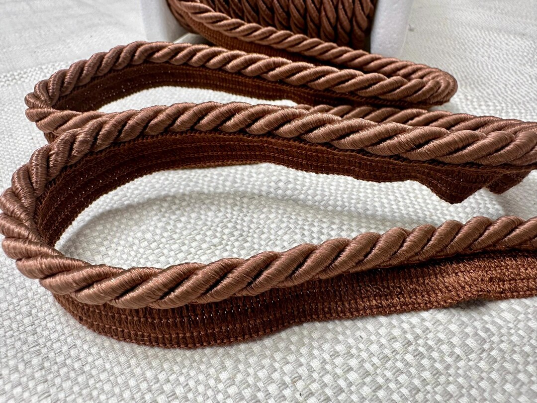 Picture of Flanged Piping Cord Twisted Rope Trim Home Decor - Pillow Cushion ...