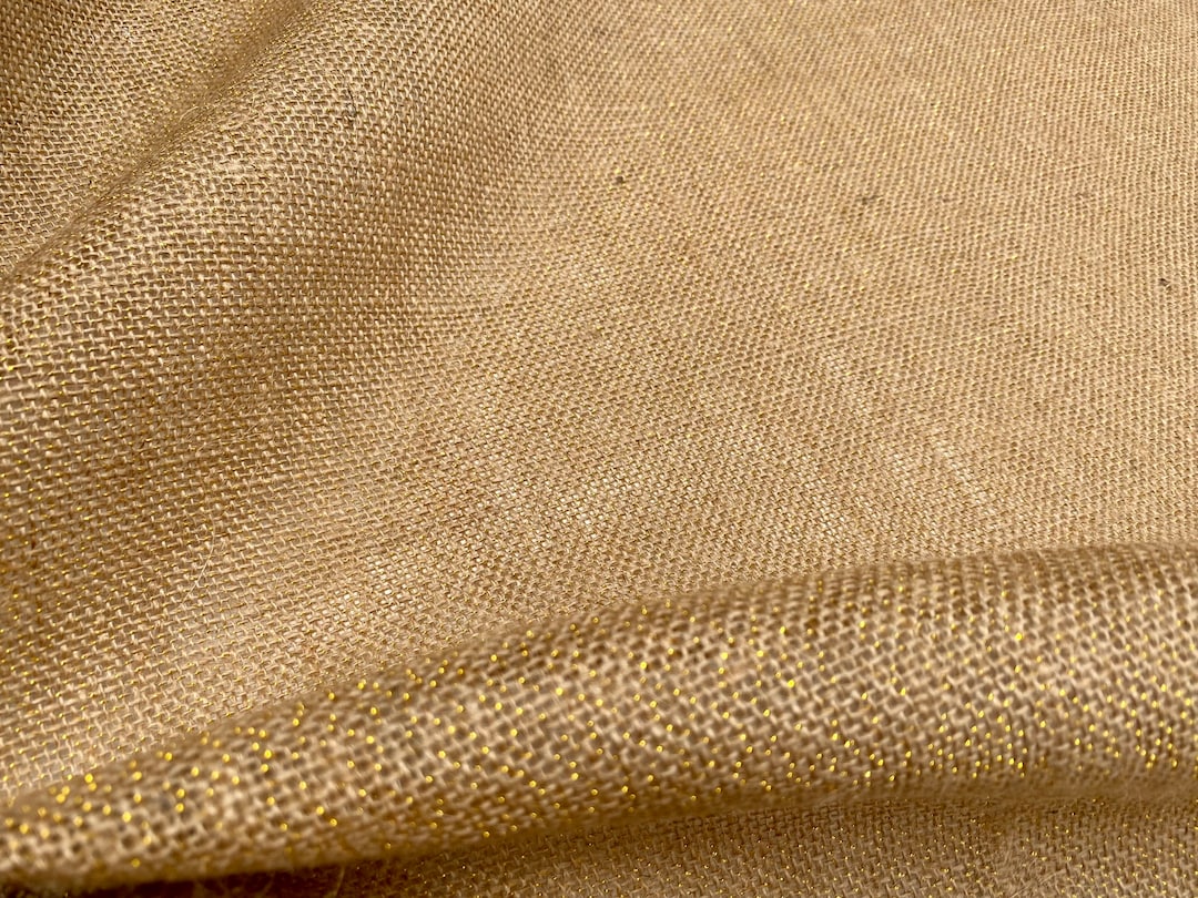 Tela de yute blanco cortado a medida, Saco natural, Sábana de yute  orgánico, Hessian, Material de tela Burlap para decoración del hogar,  Bolsas / 1/2 yarda -  México