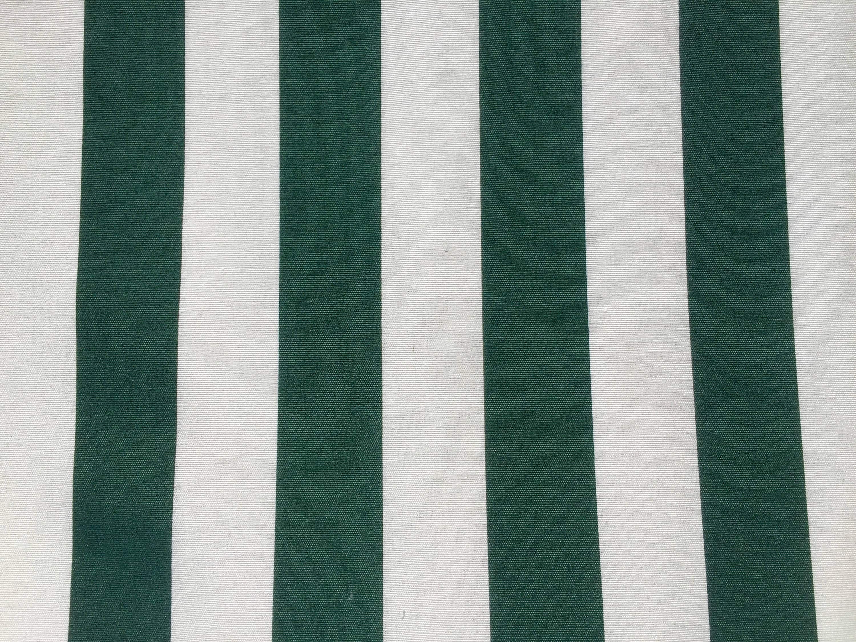 Khaki Green White Striped Fabric Sofia Stripes Curtain Etsy