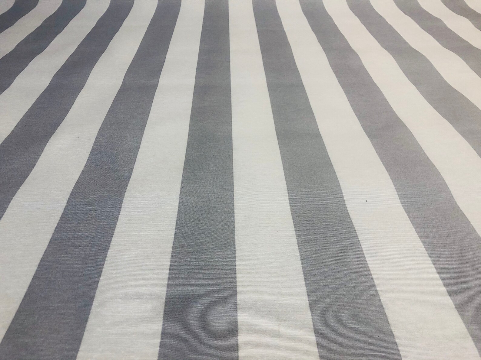 Tissu rayé gris argenté et blanc Tissu de tapisserie | Etsy France