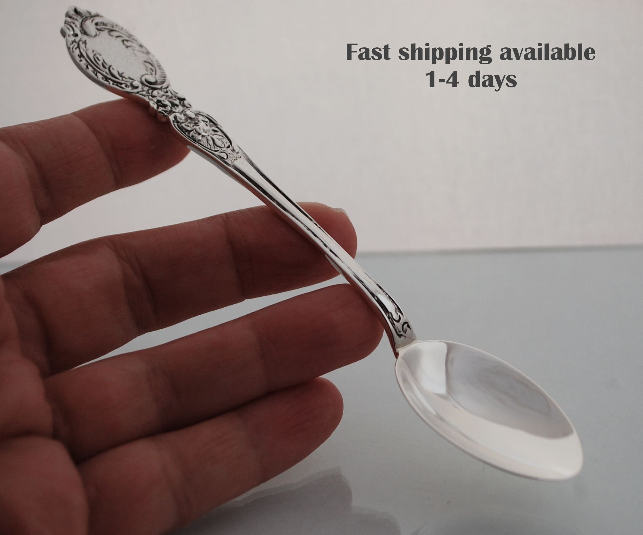 Real silver spoon sale