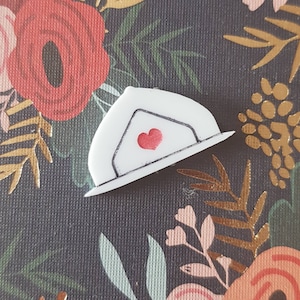 Mini Firefighter Helmet brooch