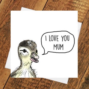 Mum Card Birthday Mothers day i love you mum best ever grandma mam mother mama mom special occasion