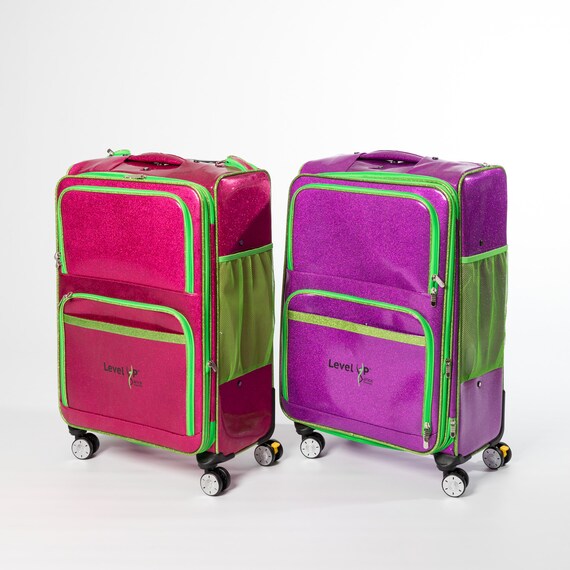 personalized dance bag with rack