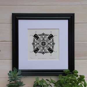 Limited Edition &quot;Beach Mandala I&quot; Silkscreen Print
