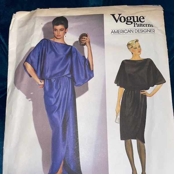 Vintage American Designer Vogue Patterns - #1068 & #1088 - Kasper and #2215 - Donna Karan New York  1980's