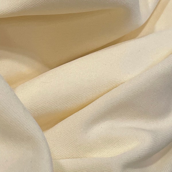 Creamy Ivory Double Knit Lining-Quality Fabric