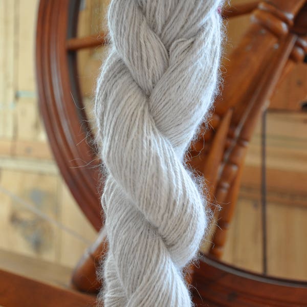 Luxurious angora yarn - hand spun from combed fiber