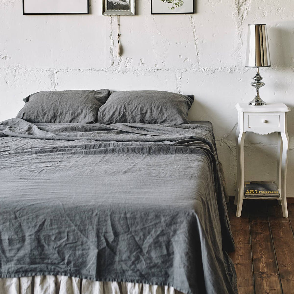 Soft Linen Bedding Set: European Stonewashed Sheet Set - Etsy