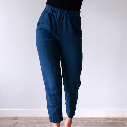 TROUSERS, regular pants, linen pants, wide leg pants, pajama pants, plus size high rise pants women, straight pants, linen for women, Len.Ok