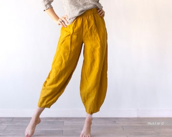 HAREM pants, linen pants, harem pants, black pants, linen harem pants, yoga harem pants, womens harem pants, harem pants women, women harem