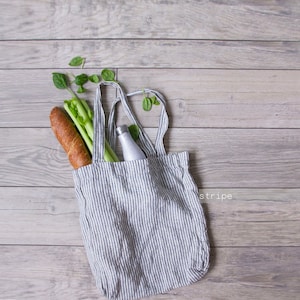 Grand sac cabas en lin, sac cabas bleu, sac cabas blanc, sac cabas vert, cabas rose, cabas gris, cabas en lin