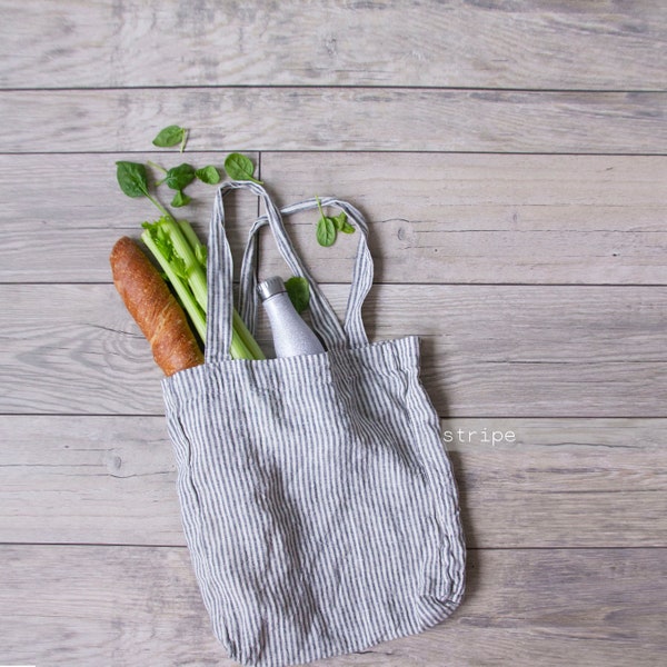 TOTE BAG large, linen shopper bag, blue shopper bag, white shopper bag, green tote bag, pink tote bag, gray tote bag, linen tote bag