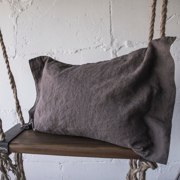 LINEN PILLOWCASE - fundas de almohada vintage, fundas de almohada de lino, funda de almohada de lino, funda de almohada de lino, funda de almohada de lino natural Len.Ok