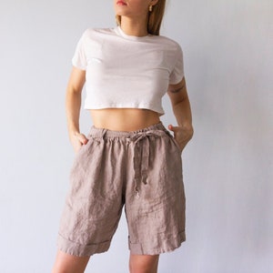 LINEN SHORTS WOMEN, natural linen shorts, linen shorts, womens linen shorts, linen shorts for men, 100% linen, linen organic clothing