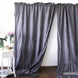 linen curtain panels, CUSTOM CURTAINS, custom curtain panels, custom shower curtain, custom curtains linen curtain panels, custom width image 5
