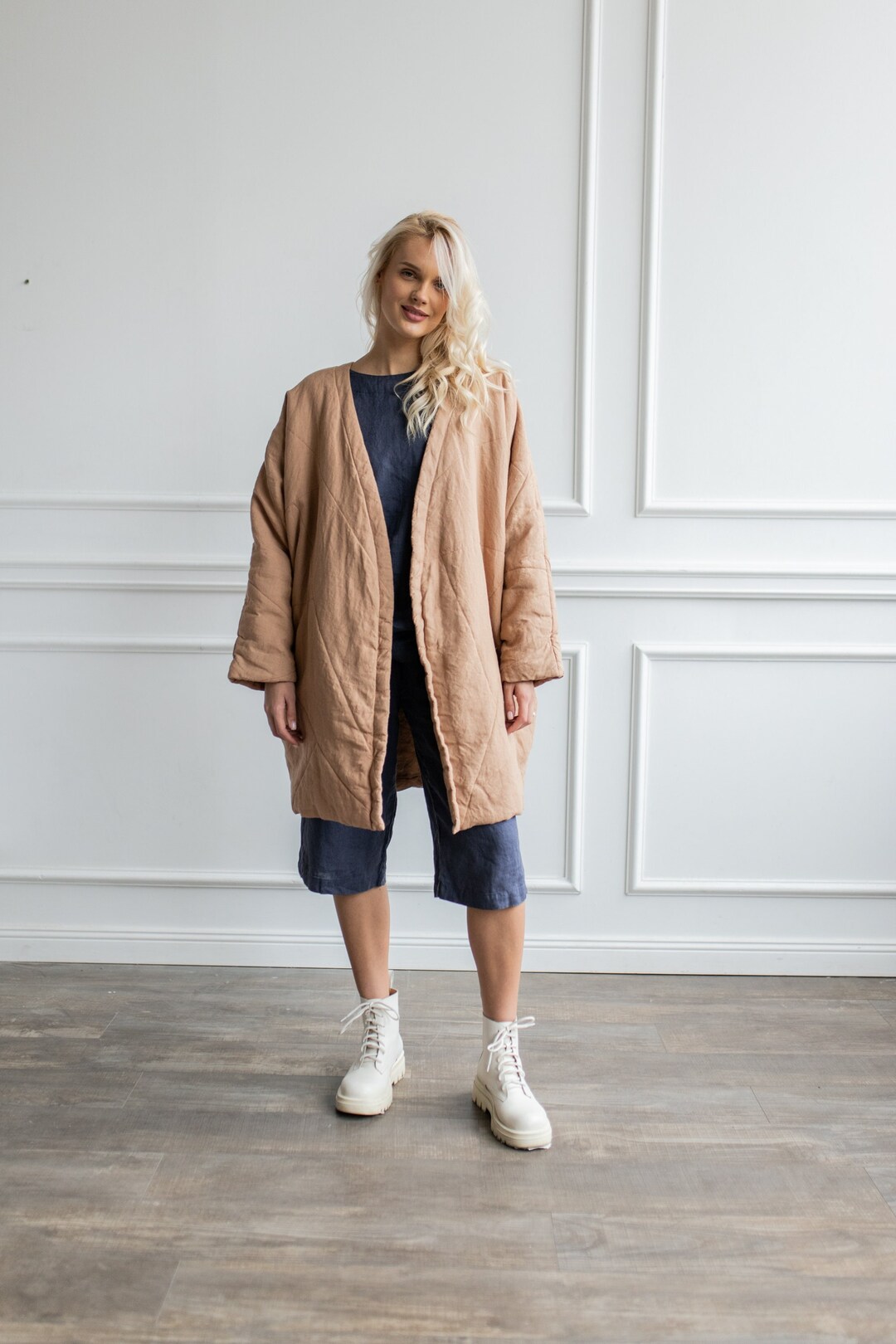 【PARTIMENTO】 Linen Blend Knit Round Cardigan /追跡付 MUSINSA | PARTIMENTO [Badge Giveaway] Linen Blend Knit Round