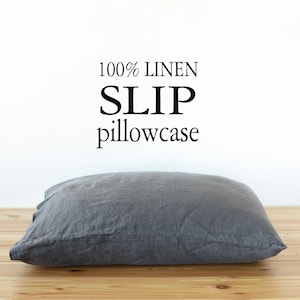 Soft Washed Linen Pillowcase: Euro Sham, Body Pillow Cover