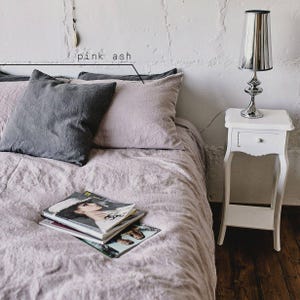 Soft Washed Linen Pillowcase: European Organic Linen, Envelope Closure image 4