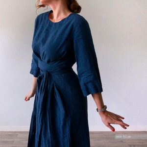 LONG DRESS linen clothing ,plus size dress , linen loose dress , plus size dress linen , oversized dress , natural linen dress pure linen