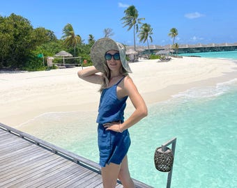 Linen Spaghetti Strap Top: Basic Summer Style