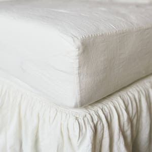 LINEN SHEET SET king, queen sheets, twin bedding, double bedding, 100% lienn sheets handmade image 7