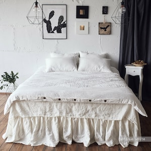 DUVET COVER QUEEN boho duvet cover linen bedding Queen King. 100% linen duvet bedding set quilt duvet cover queen. Comforter king duvet