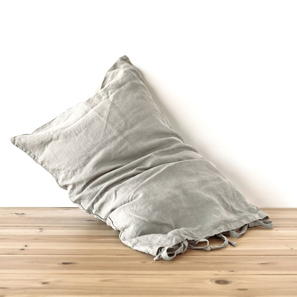Linen PILLOWCASE SALE,  king queen pillowcase, King pillowslip with envelope closure, handmade of 100% linen, king pillow cover bedding flax