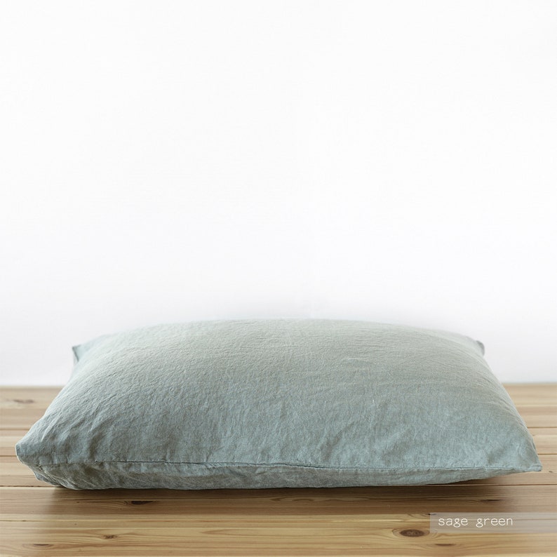Linen BODY PILLOW Cover / pregnancy pillow sham / pillow case SLIP linen cushion cover / linen bedding pillowcase long / lumbar pillow image 9
