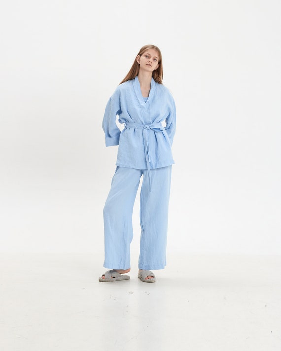 Women's Capri Pajama Bottoms ¾-Long - Mix & Match - Striped Look - Perfect  to Combine