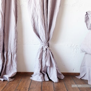 linen curtain panels, CUSTOM CURTAINS, custom curtain panels, custom shower curtain, custom curtains linen curtain panels, custom width image 1