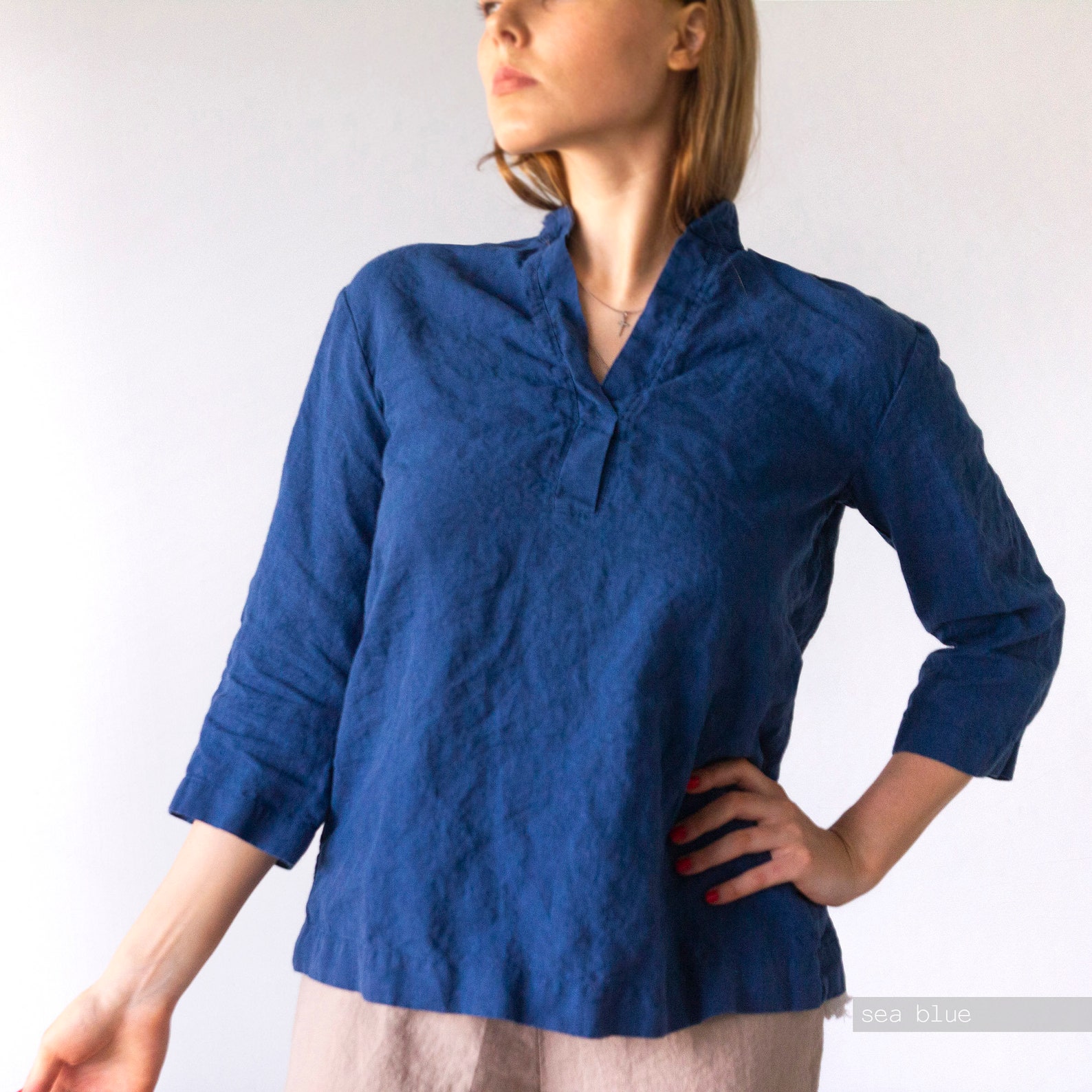 linen shirt office
