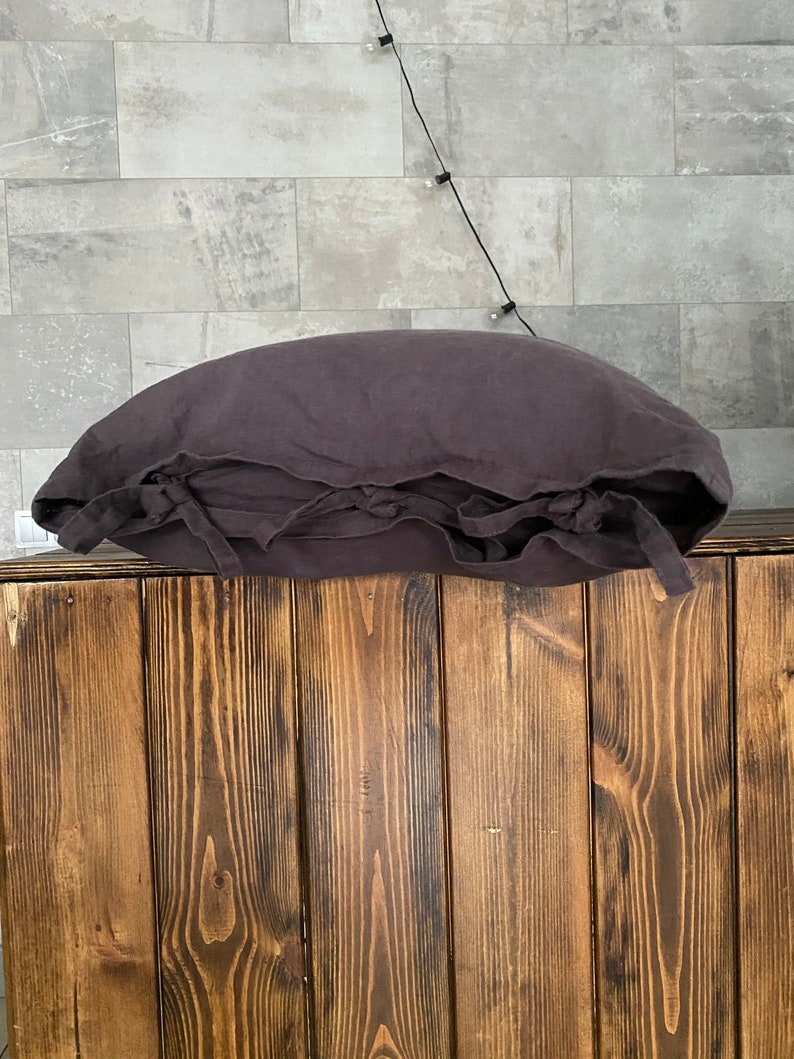 100 LINEN Pillow Covers With Ties Any Size is Available. 31 Etsy