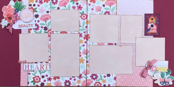 Be a Light - This Heart 2 Page Scrapbooking Layout Kit