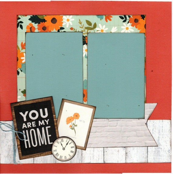 You are my Home 2 Page Scrapbooking Layout Kit