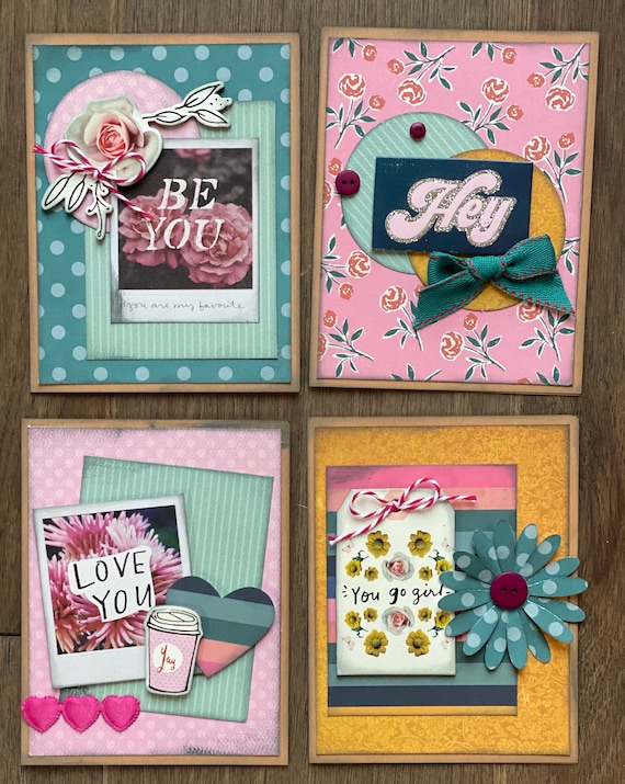 All Heart General Themed Card Kit- 4 pack