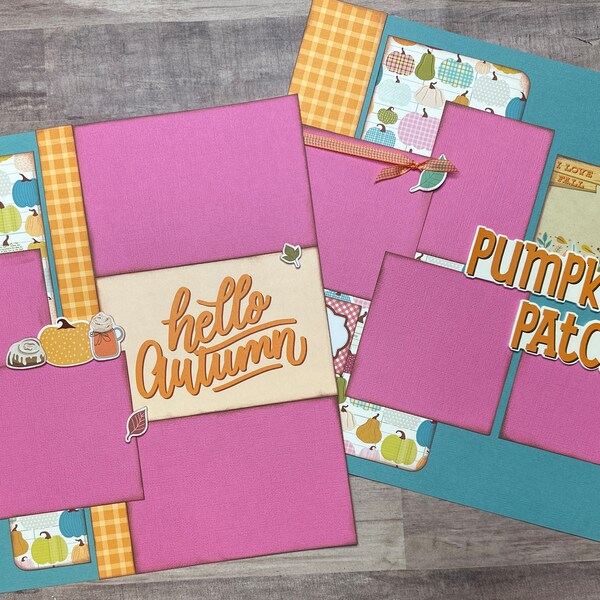 Scrapbook Layout Kits - Etsy