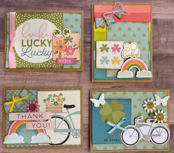 March / Spring General Themed Card Kit- 4 pack