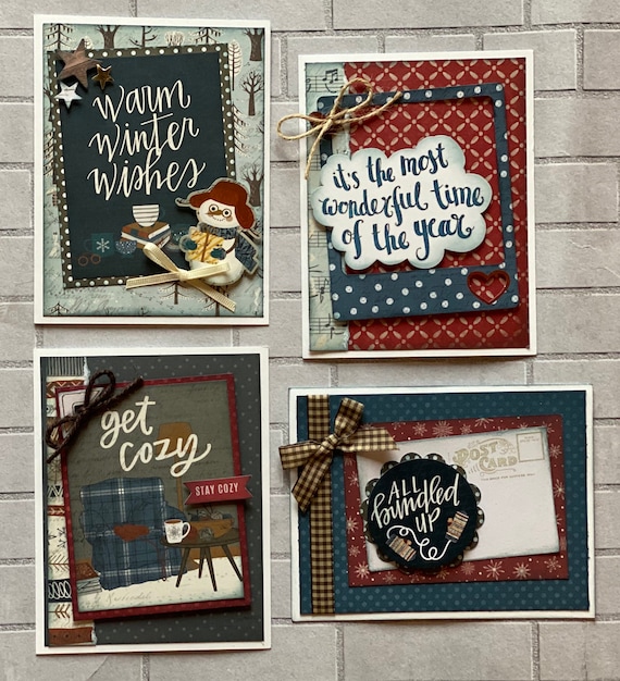 Winter Themed Card Kit- 4 pack