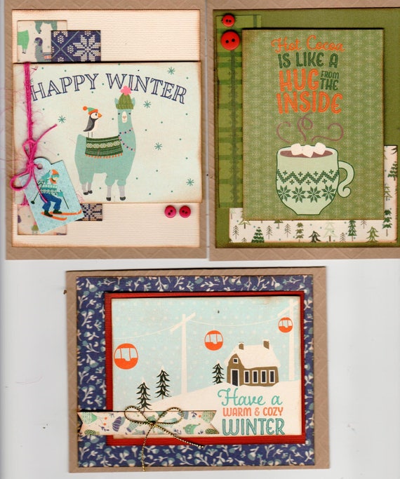 WinterThemed Card Kit- 3 pack