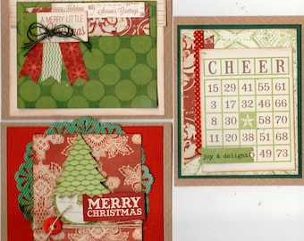Christmas Themed Card Kit- 3 pack