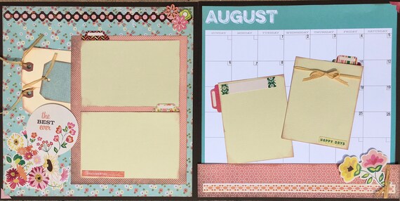 Calendar Kits - August