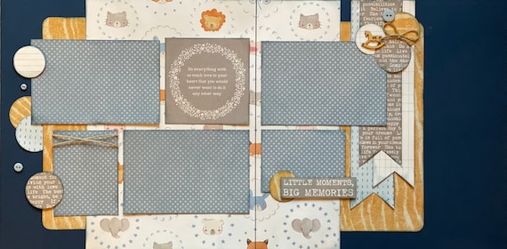 Do Everything with so Much Love in Your Heart that you wouldn't want to do it Any Other Way 2 page Scrapbooking Layout Kit or Pre Made Pages