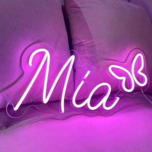 Insegna al neon personalizzata | Insegna al neon | Fancy Neon Sign per la vostra camera da letto, affari o casa | Luce al neon del LED