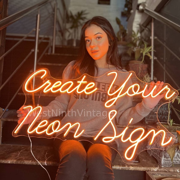 Sinal De Néon Feito Sob Encomenda | Neon | Sinal de néon extravagante para seu quarto, negócio ou casa | Luz de néon do diodo emissor de luz